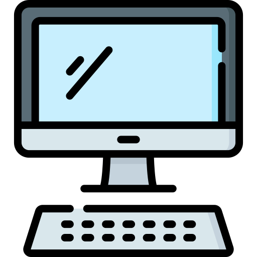 icono de una computadora de escritorio