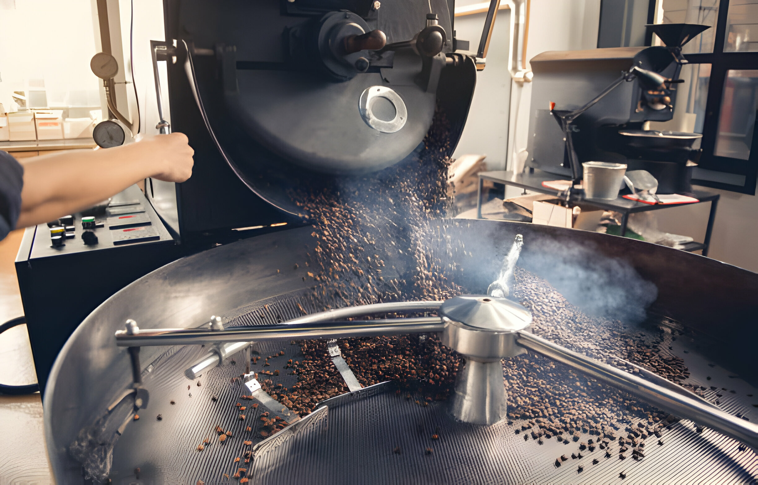 proceso de torrefacción para el grano de café