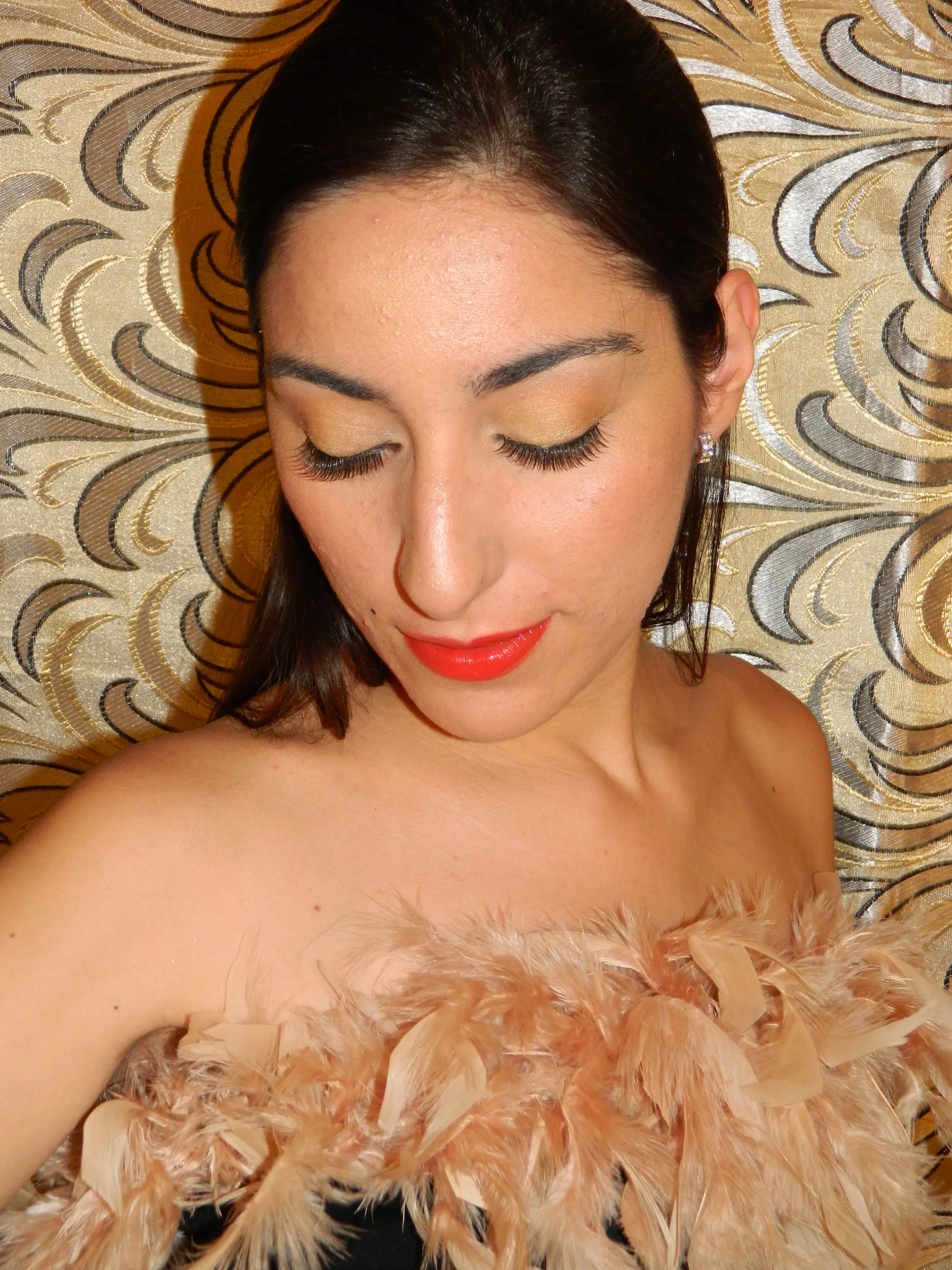 Romina Zapata Maquilladora en su estudio