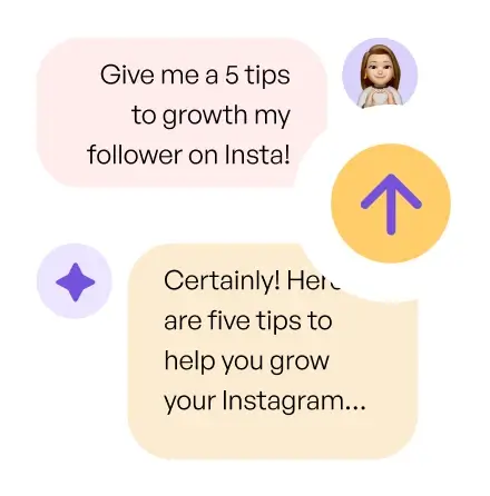 AI chat interface