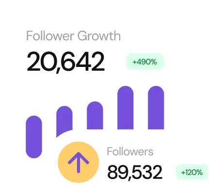 Grow followers chart